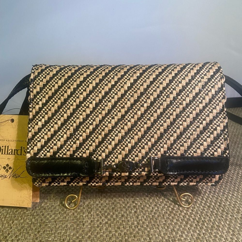 NWT Patricia Nash Woven Raffia Apricale Crossbody